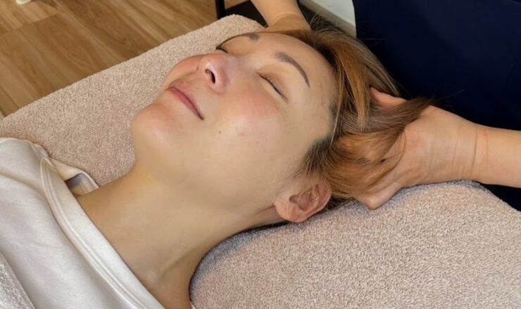 安眠ドライヘッドスパ施術
