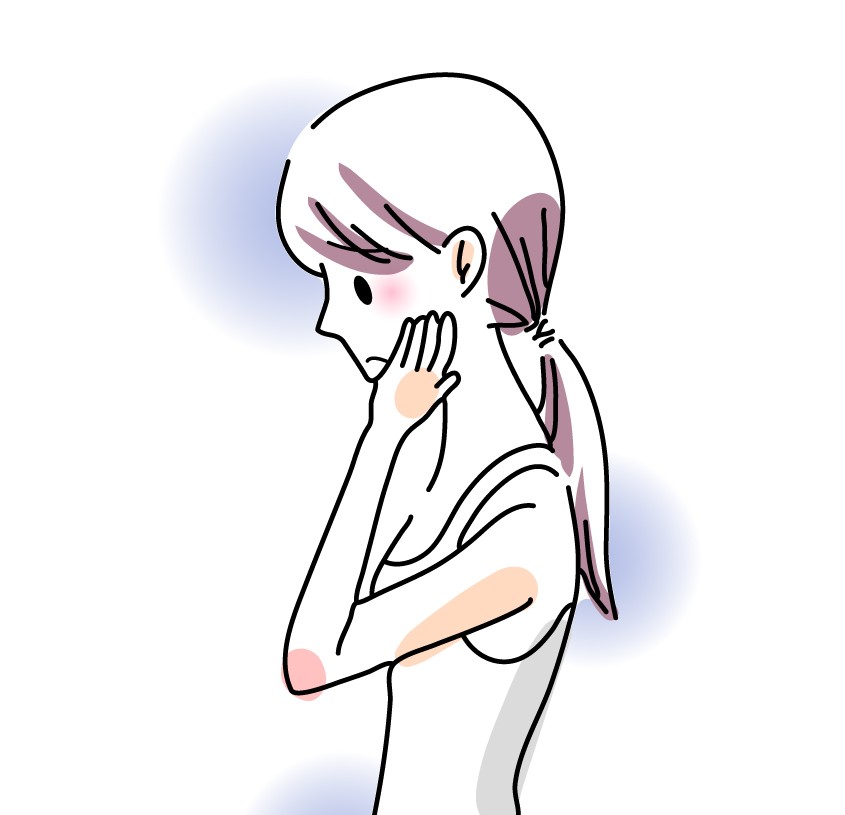 嚙み締めにヘッドマッサージ