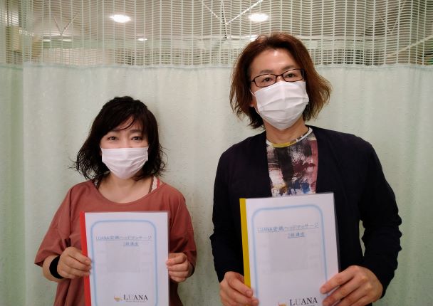 安眠ドライヘッドスパ講座生徒さん