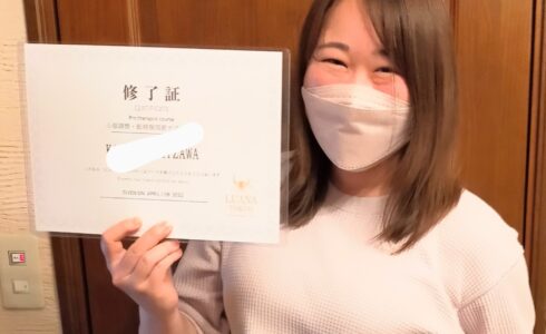 安眠ドライヘッドスパ生徒さん