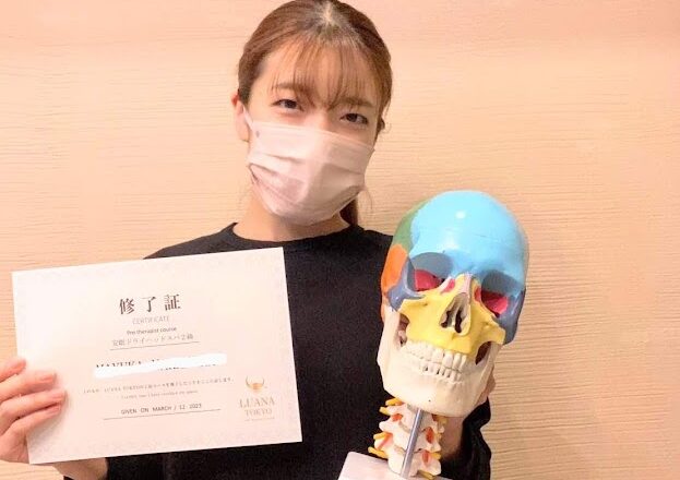 安眠ドライヘッドスパ生徒さん