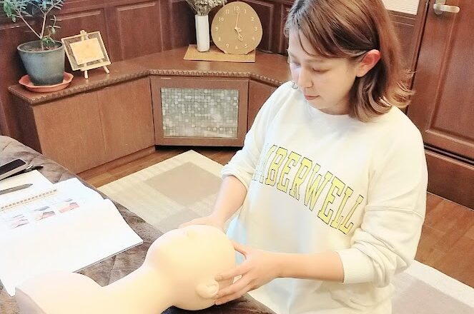 安眠ドライヘッドスパ生徒さん