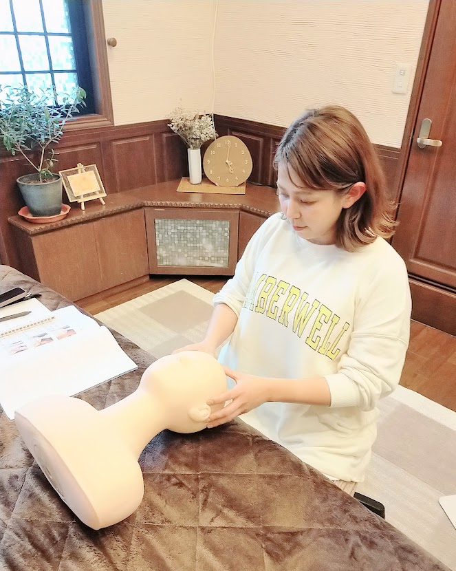 安眠ドライヘッドスパ生徒さん