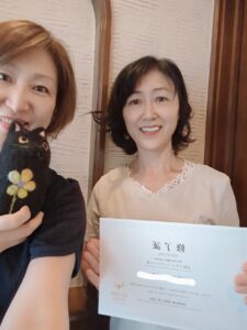 安眠ドライヘッドスパ講座生徒さん
