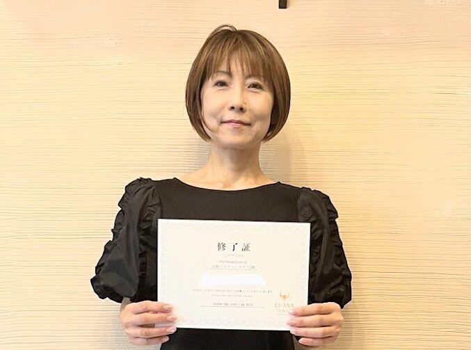 安眠ドライヘッドスパ講座ヨガインストラクター生徒さん