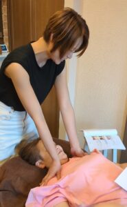 安眠ドライヘッドスパ生徒さん