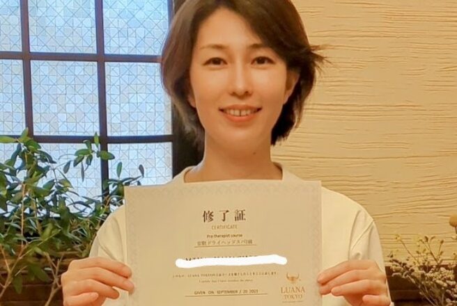 安眠ドライヘッドスパ講座生徒さん