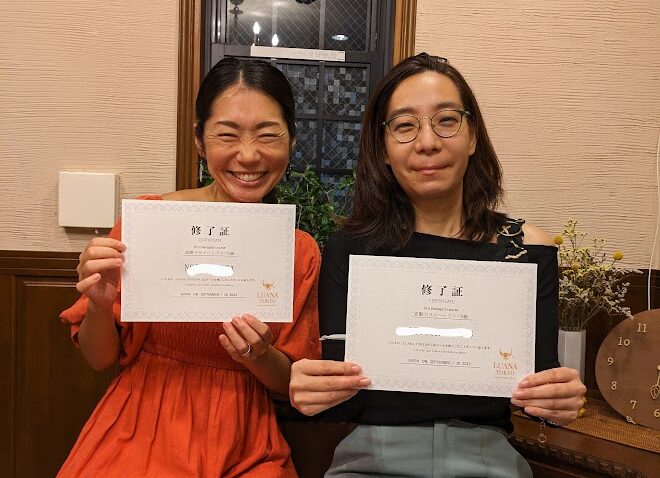 安眠ドライヘッドスパDAY生徒さん