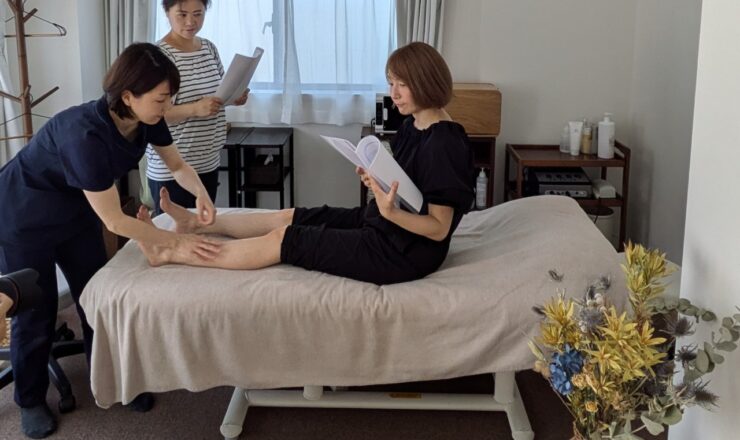 ｔDAYマッサージ講座教材作り