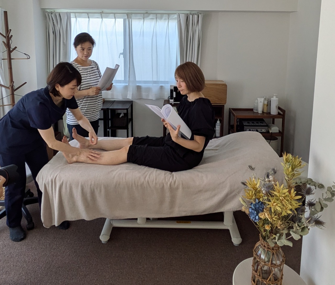 ｔDAYマッサージ講座教材作り