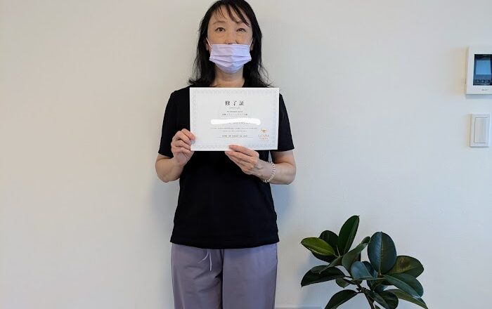 安眠ドライヘッドスパ生徒さん