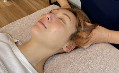 安眠ドライヘッドスパ施術
