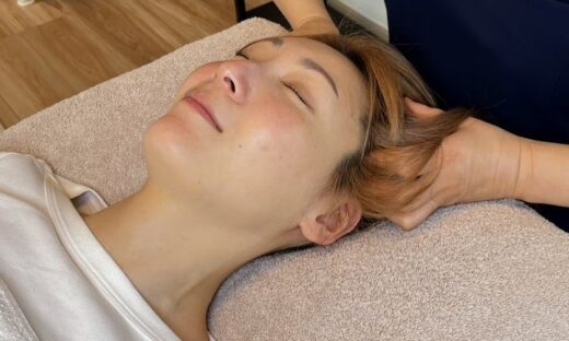 安眠ドライヘッドスパ施術