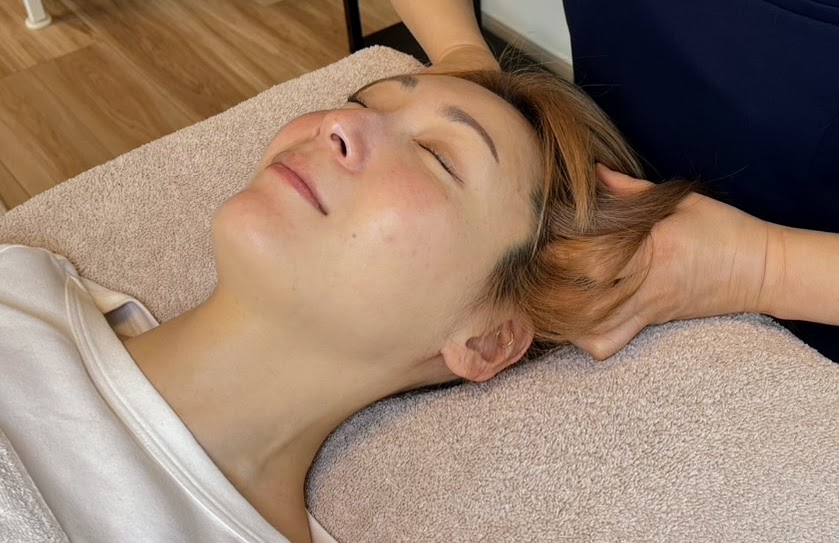 安眠ドライヘッドスパ施術