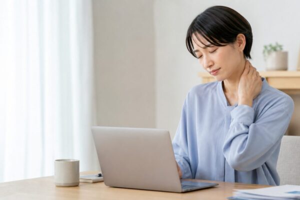 眼の疲れが首こりにつながる